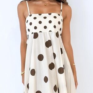 Polka Dot Spaghetti Strap Dress